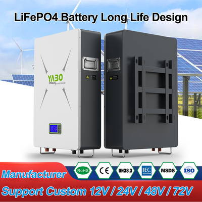 10kwh 51.2v 200ah Lifepo4 리튬 배터리 태양 에너지 저장 시스템 딥 사이클 Diy
