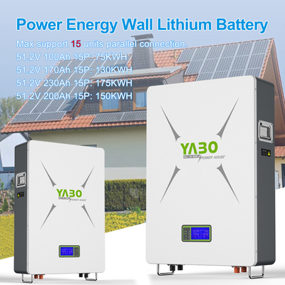 150Ah 230Ah 48V 72V Lifepo4 배터리 파워월 리튬 인산염 철 프리즘 세포