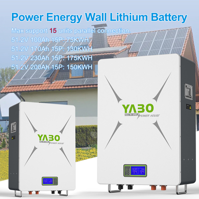 태양 Lifepo4 배터리 파워월 5kwh 10kwh 휴대용 수송 48v 200ah