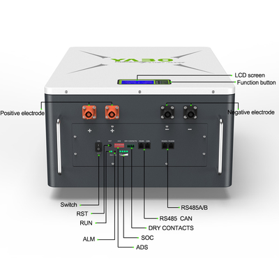 10kwh 51.2 V 200ah Lifepo4 리튬 배터리 팩 48v 파워월 Diy