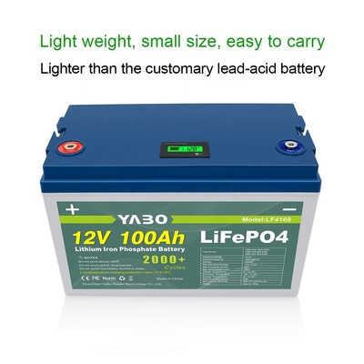 12v 100ah 리튬 철 Lifepo4 배터리 BMS 에너지 태양열 제어 12V