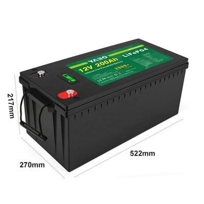 24V 36V 48V 12V Lifepo4 배터리 12v 200ah 요트 태양열 저장 UPS