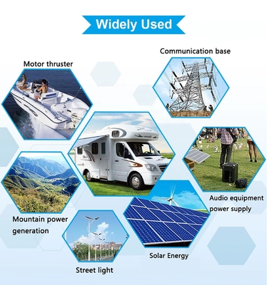 24V 36V 48V 12V Lifepo4 배터리 12v 200ah 요트 태양열 저장 UPS