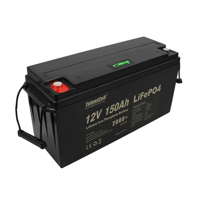 리튬 인산철 배터리 150ah lifepo4 셀 12v LED 디스플레이