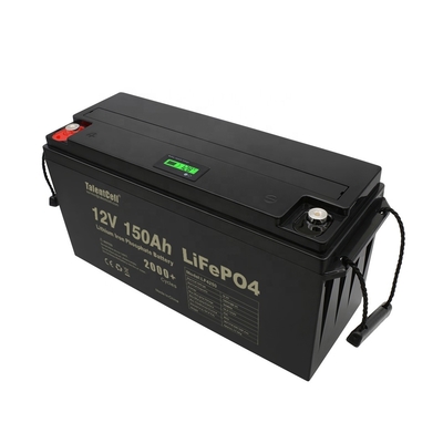 리튬 인산철 배터리 150ah lifepo4 셀 12v LED 디스플레이
