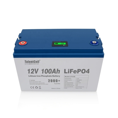 Lifepo4 골프 배터리 태양 RV 충전식 100ah 12v 리튬 lifepo4 배터리