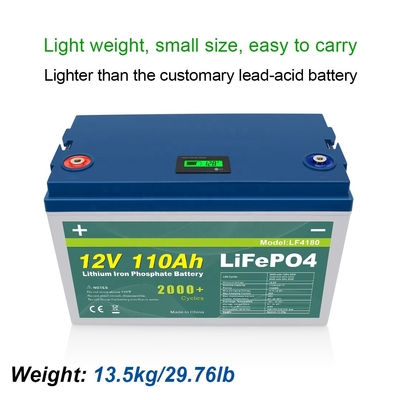 12v 110Ah Lifepo4 골프 카트 배터리 딥 사이클