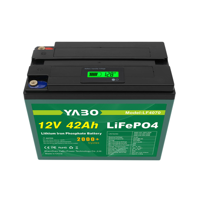 인산염 철 리튬 철 Lifepo4 건전지 12v 42ah 깊은 주기