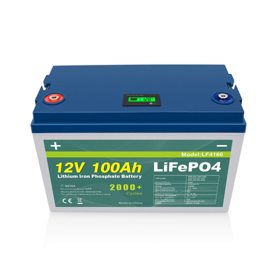 공장 주문을 받아서 만들어진 뜨거운 판매 제품 싼 리튬 이온 Lifepo4 건전지 100ah 12v