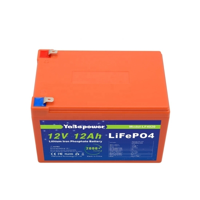 12.8v 12v 12ah Lifepo4 배터리 충전식 방전 전류 6A