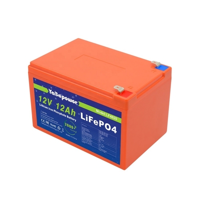 12.8v 12v 12ah Lifepo4 배터리 충전식 방전 전류 6A