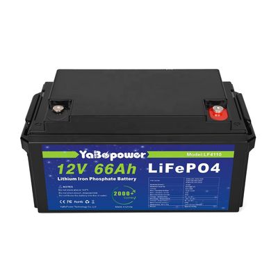 Lifepo4 12v 66Ah 50 Ah 12 볼트 리튬 철 인산염 배터리 상자