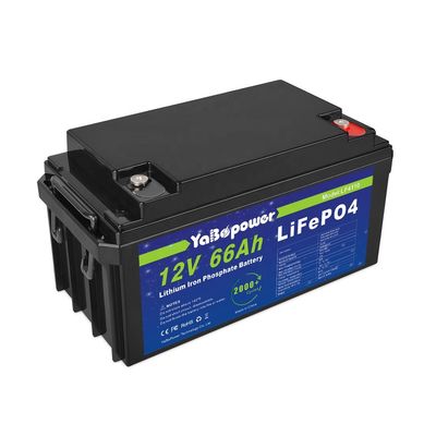 Lifepo4 12v 66Ah 50 Ah 12 볼트 리튬 철 인산염 배터리 상자