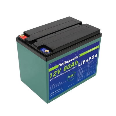 가정 태양 12 볼트 Lifepo4 배터리 12v 60Ah 긴 수명 주기