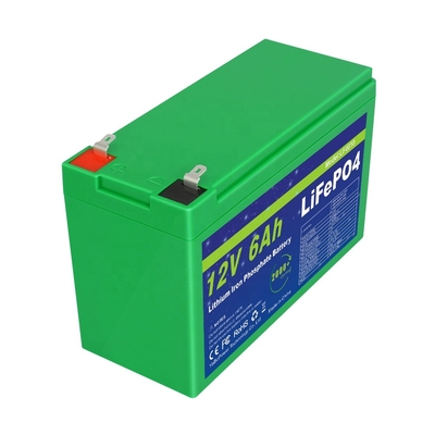 똑똑한 BMS 12v 6ah Lifepo4 배터리 팩 딥 사이클 2000 사이클