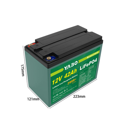 12v 40ah Lifepo4 배터리 딥 사이클 태양열 30ah 42ah 리튬 이온