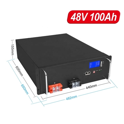 150Ah 100Ah 48v 200ah Lifepo4 배터리 팩 태양계 딥 사이클 재충전용