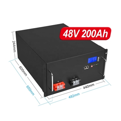 48V 200Ah Lifepo4 가정용 배터리 충전식 리튬 인산염 전원 공급 장치