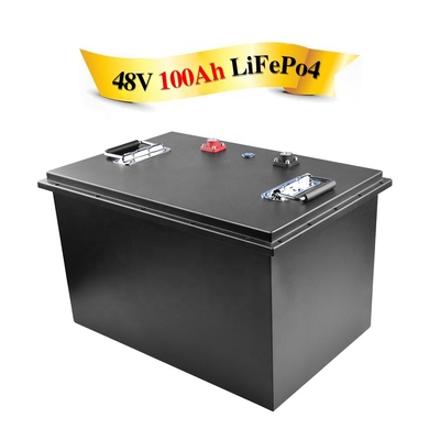 48v 51.2V 100AH ​​방수 Lifepo4 배터리 전기 자전거 리튬 이온 태양열