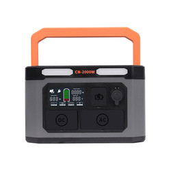 2000W 1000 와트 리튬 이온 휴대용 발전소 캠핑 가정 사용