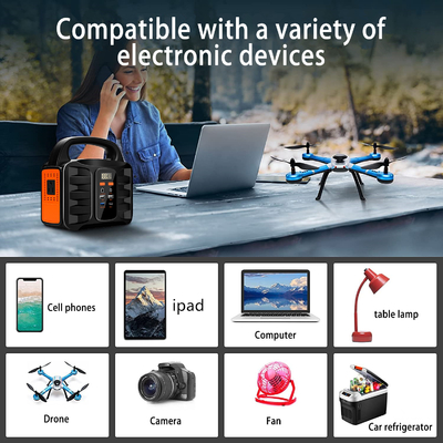태양 강화된 휴대용 발전소 220v Ac 콘센트 150W 50000mAh 발전기 공급