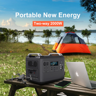 Ups 리튬 휴대용 발전소 Lifepo4 태양열 2000W 1000와트 양방향 빠른