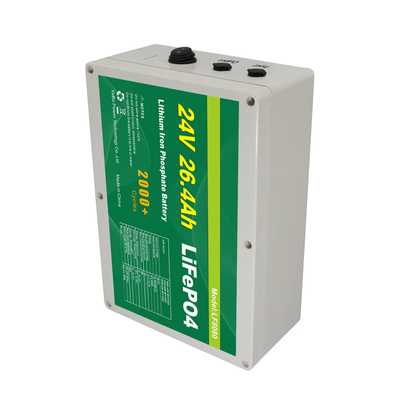 태양 전지판 UPS 리튬 이온을 위한 26.4Ah 25.6v Lifepo4 배터리 팩 딥 사이클