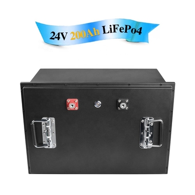 IP67 방수 Lifepo4 배터리 24v 200ah 세포 태양 에너지 저장 시스템