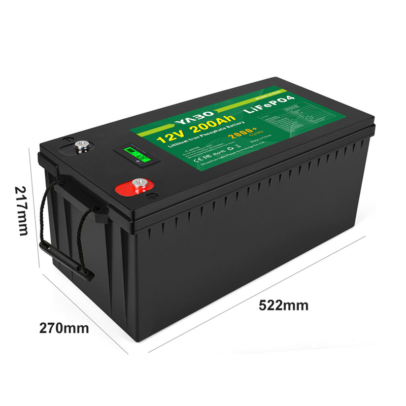 200Ah 300Ah 리튬 100ah 12v Lifepo4 배터리 팩 딥 사이클 RV 요트 마린 솔라