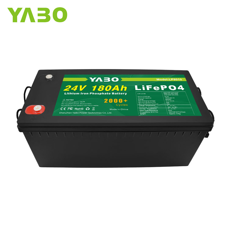 고품질 장수 2000 주기 싼 리튬 철 인산염 24V 180Ah Lifepo4 배터리 팩